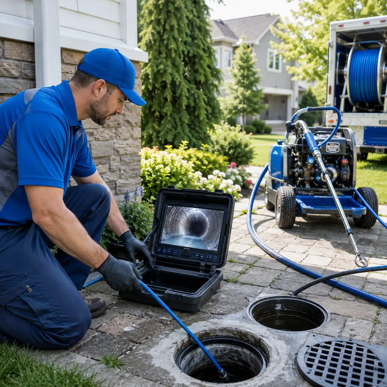Outdoor drain cleaning professionals serving Erhard, MN